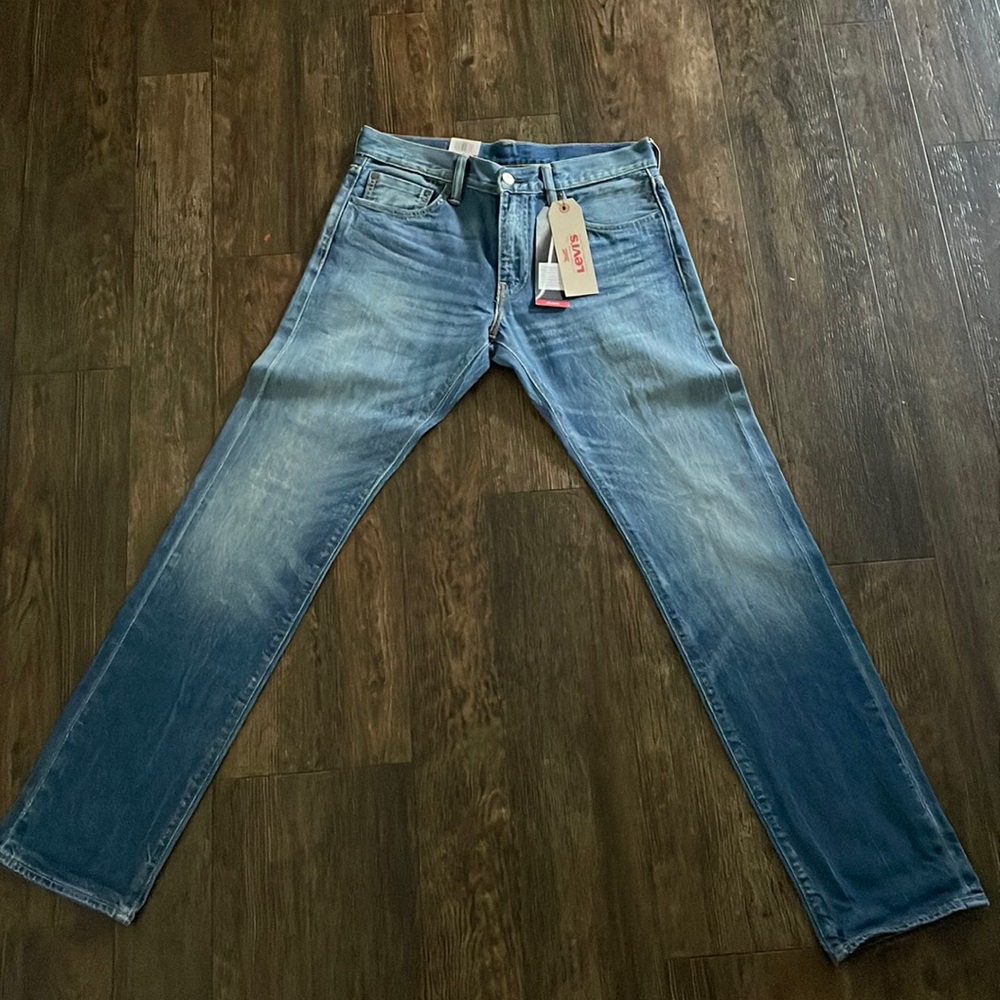 Levi’s 511 slim fit selvedge jeans.